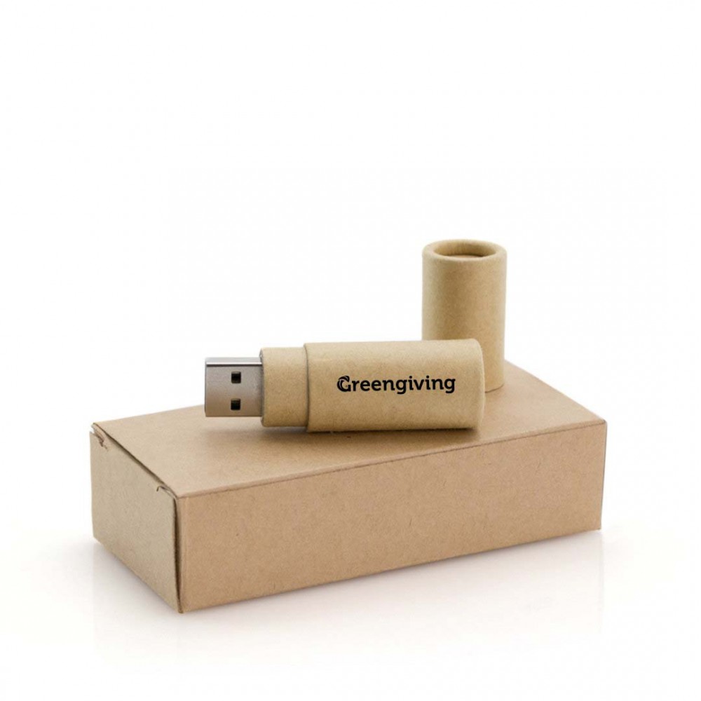 Recycled cardboard USB | Eco gift